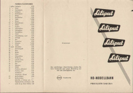 Catalogue LILIPUT 1965  ONLY VERKAUFPREISE DM Preisliste 2/65 25/1 - German