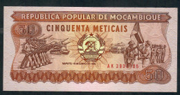 MOZAMBIQUE P129b 50 METICAIS 1986 #AK    UNC. - Mozambique