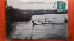 CPA. Equipage De Bonnelles. Forêt De Rambouillet. Bat L'eau Dans L'étang Des Hogues. (AF.084) - Chasse