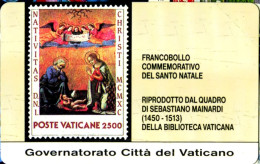 G VA 3 C&C 6003 SCHEDA TELEFONICA NUOVA MAGNETIZZATA VATICANO FRANCOBOLLO COME FOTO - Vatikan