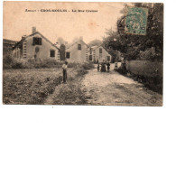 45 AMILLY La Rue Creuse 1906 , édition Moreau - Amilly