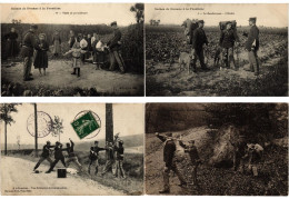 FRANCE DOUANE COSTUMS BORDER SECURITY, 15 Vintage Postcards Pre-1930 (L6225) - Collections & Lots