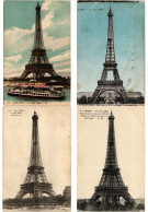 EIFFEL TOWER PARIS FRANCE, 39 Old Postcards Mostly Pre-1950 (L6227) - Colecciones Y Lotes