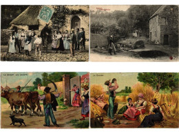 AGRICULTURE LIFE FRANCE, 94 Vintage Postcards Pre-1940 (L6196) - Collections & Lots