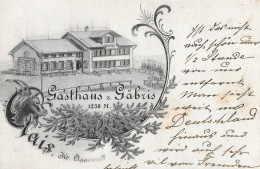 GAIS ► Gasthaus Zum Gäbris, Schöne Alte Karte Ca.1900 - Gais