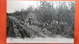 CPA. Chasse à Courre En Forêt De Fontainebleau. La Mise à La Voie.  (AF.110) - Chasse