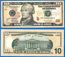 USA 10 Dollars 2017 A Neuf UNC Mint Philadelphia C3 Suffixe A Etats Unis United States Dollar Paypal Bitcoin - Bilglietti Degli Stati Uniti (1862-1923)