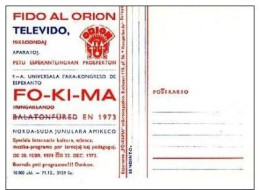 AKEO 17 Card Esperanto Conference In Budapest In 1973 - - Esperanto