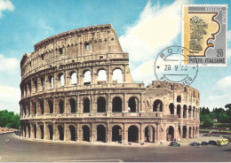 ITALIE - CARTE MAXIMUM - Yvert N° 952 - TOURISME - Le COLISEE à ROME - Maximumkarten (MC)
