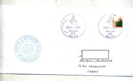 Lettre Cachet Halifax Sur Erable - Storia Postale