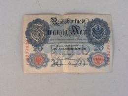 REICHSBANKNOTE 20 - 20 Mark