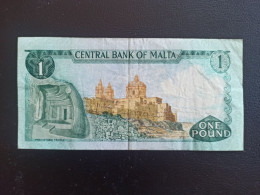 Malte  1 Pound 1973  (1967)  Ttb+ - Malta