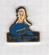 PINS AUTOMOBILE PEUGEOT 22 10 Jours Champions - Peugeot