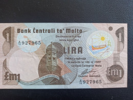 Malte  1 Pound (Lira) 1979 (1967)  Ttb+ - Malte