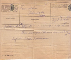 Telegram. Budapest, Hohenstadt (L09003) - Télégraphe