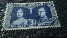 YENİ ZELANDA- 1937          2.50              USED - Used Stamps