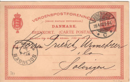 Brevkort 26.4.1900 / Privat Ganzsache Nach Solingen - Postpaketten