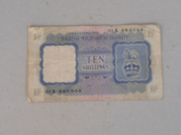 BRITSH MILITARY AUTHORITY - TEN SHILLINGS - 10 Schilling