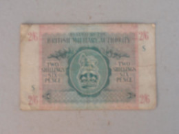 BRITSH MILITARY AUTHORITY - TWO SHILLINGS SIX PENCE - 2 Schilling 6 Pence