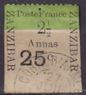 ZANZIBAR - 2 1/2 Vert  Pâle Avec ZANZIBAR Des 2 Cotés  FAUX - Used Stamps