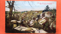 Cpa.(77) Forêt De Fontainebleau. Dans Les Gorges De Franchard. (AF.146) - Chasse