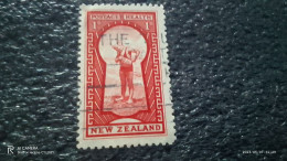 YENİ ZELANDA- 1950-60      1+1P           USED - Used Stamps