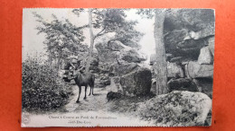 Cpa.(77) Chasse à Courre. Forêt De Fontainebleau. Cerf Dix-Cors. (AF.155) - Chasse