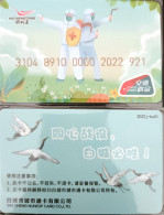 China Baicheng City Traffic Card, Fighting Against COVID-19,1 Pcs - World