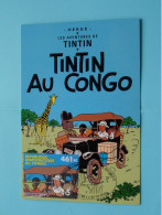 TINTIN Au CONGO ( 070 ) FDC 2001 Kinshasa ( Zie Scans ) Hergé / Moulinsart ( Postkaart / FDC ) ! - Bandes Dessinées