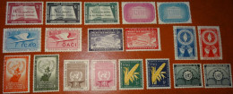 UNITED NATIONS, NATIONS UNIS : Lot De Timbres Neuf** Sans Charniere LUXE Des An 50 .......... CL1-11-1 - Nuovi