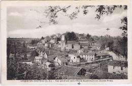 79 - Argenton-Château (Deux-Sèvres) - Vue Générale Vers L'Ecole Supérieure De Jeunes Filles - Argenton Chateau