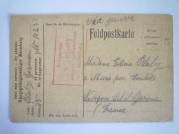 2023 - 802  MERSEBURG  :  Kriegsgefangenenlager MERSEBURG  -  Carte De Prisonnierde Guerre  1916  XXX - Merseburg