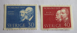 SUEDE - SWEDEN - 1956 YVERT N° 529a/530a MNH** - Neufs