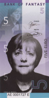 Série Leader Européen 2018 5 Euros Angela Merkel  UNC - Specimen