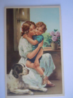 Illustration Zandrino Maman Enfant Chien Mama Kind Hond Edit AR 800/7 Italy - Zandrino