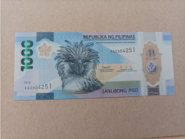 Billete De Filipinas De 1000 Piso, Año 2022, Serie AA, UNC - Philippines