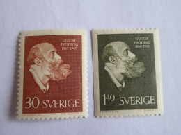 SUEDE - SWEDEN - 1960 YVERT N° 452/453 MLH* - Nuovi