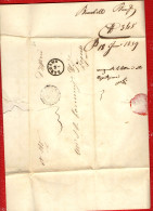 PREFILATELIA - 1859 - PLICO DA BERGAMO VERSO ZOGNO - 1. ...-1850 Prefilatelia