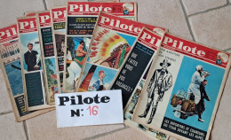 Equivalent Recueil Relié N°16 N°193 à 202 1963 48 Pages Godard Duduche Belloy Carrey D 'Ace Pascal, Bellamy, Astérix Tou - Pilote