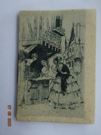CALENDRIER 1930 MARCHANDE DE FLEURS  GRANDE PHARMACIE LAFAYETTE PARIS - Formato Piccolo : 1921-40