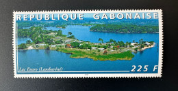 Gabon Gabun 2005 Mi. 1679 Lac Evaro Lambaréné Lake See Hotel Rare - Gabón (1960-...)