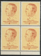 1951 MNH** BLOCK JAMBOREE SVENSKA Sweden Scoutunionen Boy Scouts Scoutism Jamboree Powell Pfadfinder CINDERELLA SCOUTING - Unused Stamps