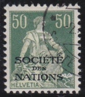 Suisse    .  Y&T   .   Service  25        .   O    .   Oblitéré - Servizio