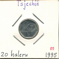 20 HELLER 1995 REPÚBLICA CHECA CZECH REPUBLIC Moneda #AP718.2.E - Tchéquie