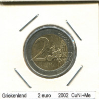 2 EURO 2002 S GRECIA GREECE Moneda BIMETALLIC #AS447.E - Grèce