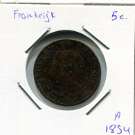 5 CENTIMES 1854 A FRANCIA FRANCE Moneda #AM712.E - 5 Centimes