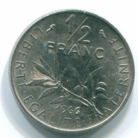 1/2 FRANC 1966 FRANCIA FRANCE Moneda XF/UNC #FR1226.3.E - 1/2 Franc