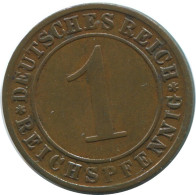 1 REICHSPFENNIG 1925 E ALEMANIA Moneda GERMANY #AE215.E - 1 Rentenpfennig & 1 Reichspfennig