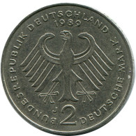 2 DM 1979 J K. SCHUMACHER BRD ALEMANIA Moneda GERMANY #DB343.E - 2 Mark