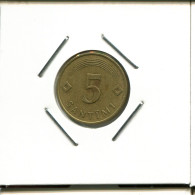 5 SANTIMI 1992 LETONIA LATVIA Moneda #AR670.E - Letland